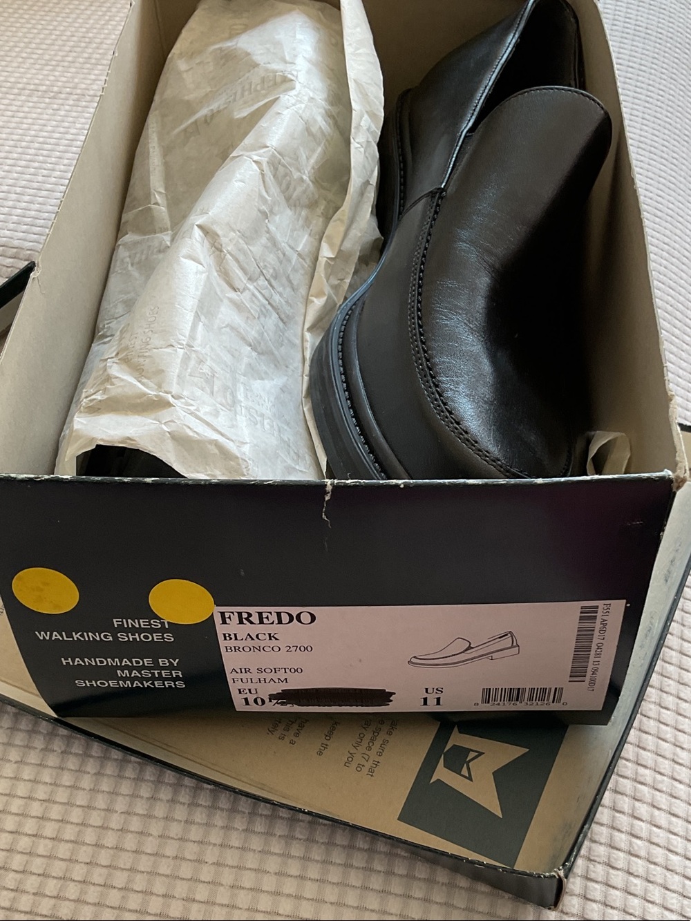 Mephisto Black Leather Slip-On Loafer — Classic Dress Loafer - Picture 4 of 5